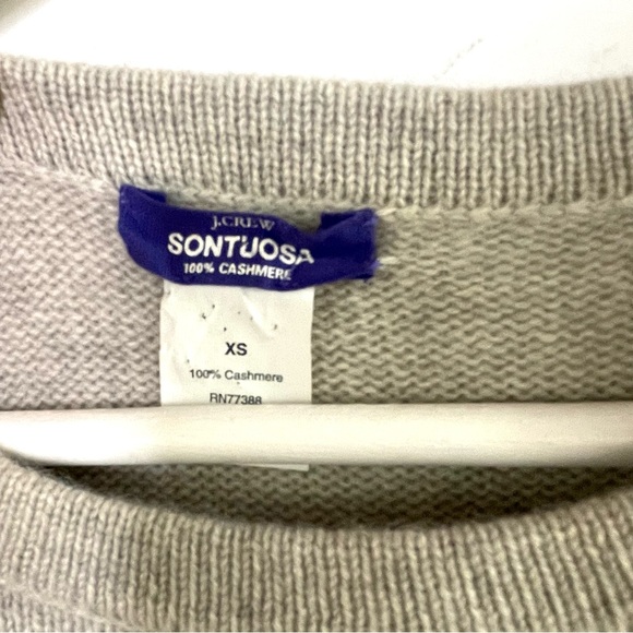 Y2K Archival | J.Crew x Sontuosa Cashmere Collab | Femme Celadon Sweater Dress - Picture 11 of 11